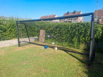 Exit  goal 5m/2m +grond andkers en perfect net ., Enlèvement, Comme neuf