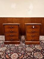 Set Oude Engelse Ladekasten Kantoorkasten, Antiek en Kunst, Ophalen of Verzenden