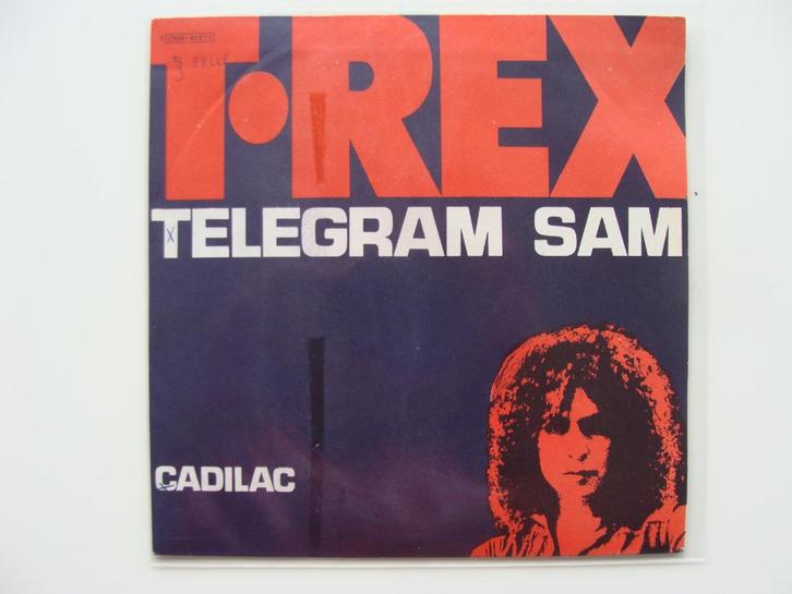 T•Rex – Telegram Sam (1972), Cd's en Dvd's, Vinyl Singles, Single, Rock en Metal, 7 inch, Ophalen of Verzenden
