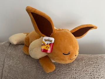 Pokémon Eevee slapend pluche 45 cm beschikbaar voor biedingen
