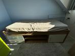 1-persoonbed met lattenbodem, Huis en Inrichting, Slaapkamer | Matrassen en Bedbodems, Ophalen, Gebruikt, 90 cm, Eenpersoons