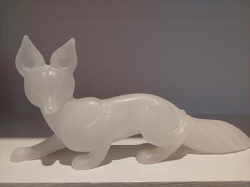 Décoration Renard en onyx beschikbaar voor biedingen
