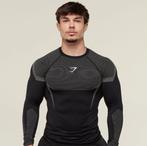 Gymshark Onyx Black/Light grey Medium long sleeve, Neuf, Gymshark, Enlèvement, Taille 48/50 (M)