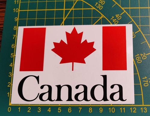 Sticker Vlag Canada GERESERVEERD!, Verzamelen, Stickers, Ophalen of Verzenden