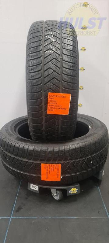 2 gebruikte Pirelli winterbanden 235/55 R19 105H beschikbaar voor biedingen