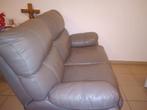 Salon 2pl et3pl cuir, 4relax état général correct, Ophalen of Verzenden, Gebruikt, Leer