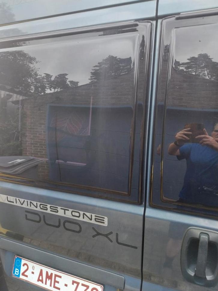 Buscamper fiat ducato livingstonec, Caravans en Kamperen, Caravans, Particulier, tot en met 3, 1250 - 1500 kg, Treinzit, Overige merken