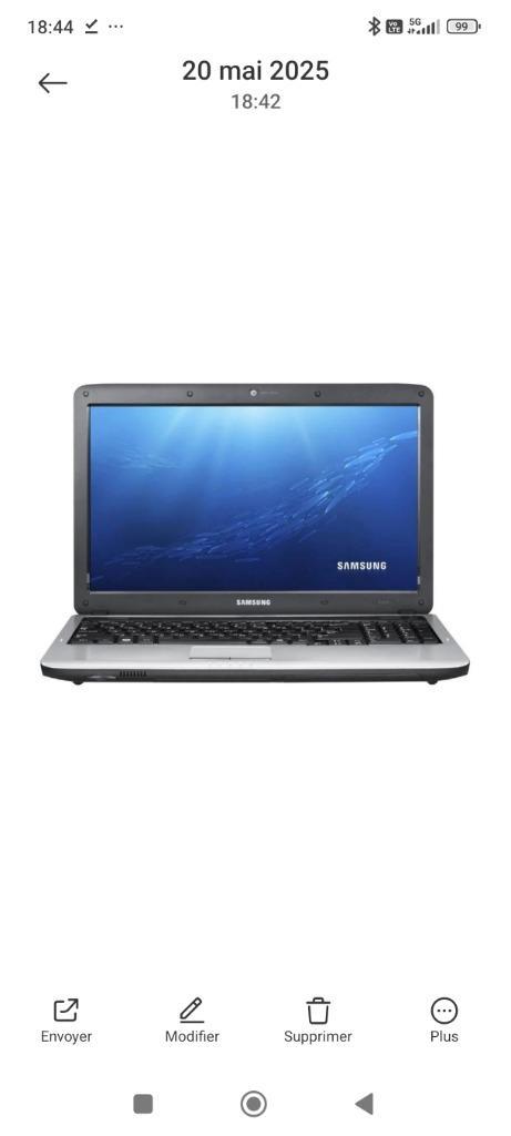 Samsung RV510 core duo-laptop 8 GB 128 GB SSD W10, Computers en Software, Windows Laptops, Refurbished, 15 inch, SSD, 2 tot 3 Ghz