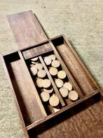 sjoelbak, Vijf spelers of meer, Ophalen, Gebruikt