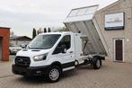 Ford Transit ELECTRISCHE-KIPPER*LEDER*CRUISE-CONTROLE*TREKHA, Auto's, Voorwielaandrijving, 4 cilinders, Start-stop-systeem, Wit