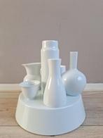 Witte Hong Kong vaas Polspotten 27,5 x 26,5 cm, Maison & Meubles, Accessoires pour la Maison | Vases, Comme neuf, Moins de 50 cm