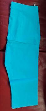 Pantacourt dame bleu élastique 44, Kleding | Dames, Broeken en Pantalons, Ophalen of Verzenden, Zo goed als nieuw, Blauw