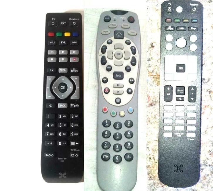 Afstandsbediening V7, V6, V5, Telenet, VOO Escape, VooBox, Audio, Tv en Foto, Afstandsbedieningen, Ophalen