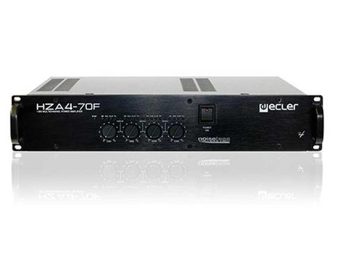 Ecler NZA 4-70 + remote control & IR remote, Audio, Tv en Foto, Versterkers en Ontvangers, Gebruikt, Overige systemen, 60 tot 120 watt