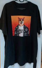 Nike Tee Doge Shiba T-Shirt, Zwart, Nike, Maat 56/58 (XL), Ophalen of Verzenden