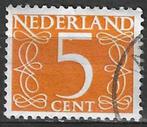 Nederland 1953/1971 - Yvert 611 - Groot cijfer - 5 c.  (ST), Timbres & Monnaies, Timbres | Pays-Bas, Affranchi, Envoi