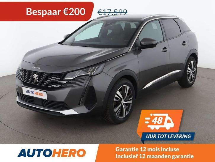 Peugeot 3008 1.2 PureTech Allure Pack (bj 2020, automaat), Auto's, Peugeot, Te koop, 360° camera, ABS, Achteruitrijcamera, Adaptive Cruise Control