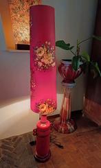 Hoge vintage design staanlamp - geglazuurd keramiek, Ophalen of Verzenden