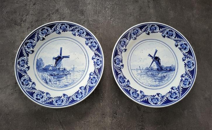 8 borden in Royal Delft, Antiek en Kunst, Antiek | Wandborden en Tegels, Ophalen of Verzenden