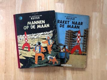 Kuifje - Raket naar de maan & Mannen op de maan Eerste druk