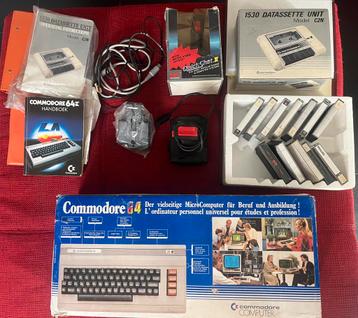 Vintage retro Commodore 64 computer + accesoires beschikbaar voor biedingen