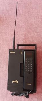 Vintage Philips Porty draagbare Autotelefoon, Verzamelen, Overige typen, Ophalen of Verzenden
