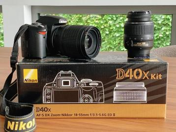 Nikon D40x Kit + Extra zoom lens 18 - 135mm