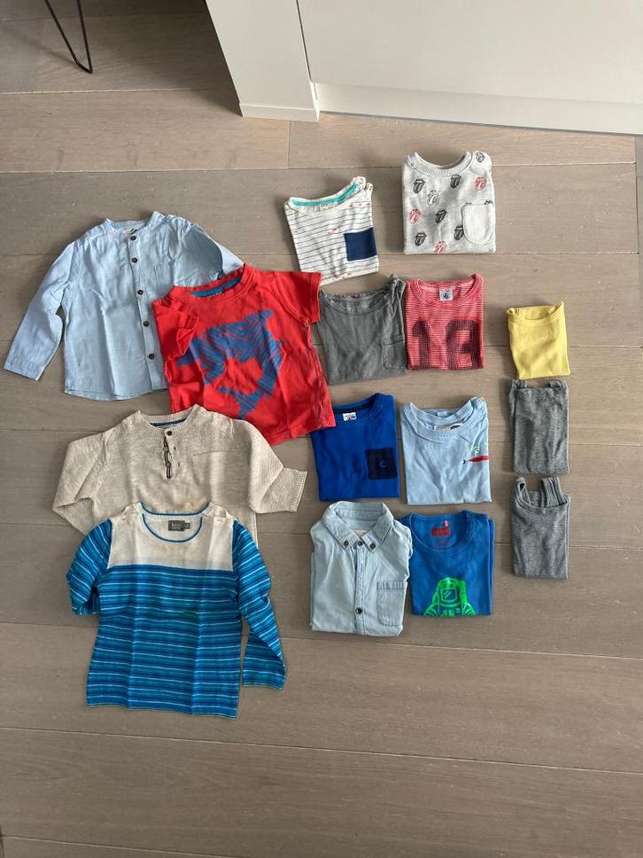 Pakket Kinderkleren 15 stuks (Maat 92 / 2 jaar), Enfants & Bébés, Vêtements enfant | Taille 92, Utilisé, Garçon, Ensemble, Enlèvement ou Envoi