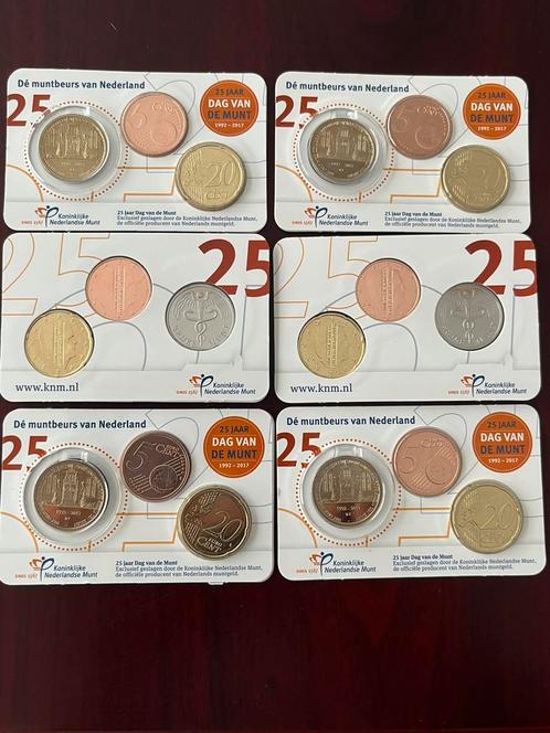 Coincard 25 jaar “Dag van de munt” 2017, Postzegels en Munten, Munten | Nederland, Setje, 25 cent, Ophalen