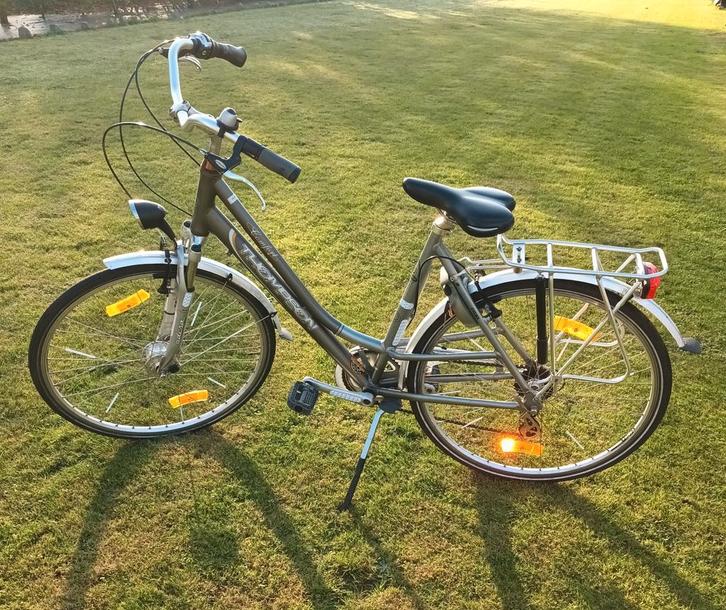 Damesfiets 28 inch van Thompson, Fietsen en Brommers, Fietsen | Dames | Damesfietsen, Gebruikt, Overige merken, Versnellingen