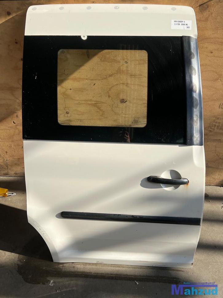 VW CADDY 3 wit rechts achter deur schuifdeur 2004-2014, Auto-onderdelen, Carrosserie, Deur, Volkswagen, Gebruikt, Ophalen of Verzenden