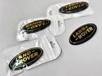 4x Nieuw Embleem Emblemen 3D Land Rover 7 CM - groen goud, Ophalen of Verzenden
