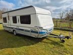 Caravan Fendt Diamant 550 met Airco en Mover, Caravans en Kamperen, 90 kg, Rondzit, Schokbreker, Particulier