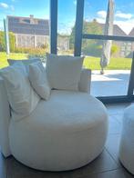 Love seat met poef te koop, Ophalen, Zo goed als nieuw