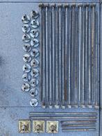 18+ Paneelschroeven 90cm + 18+ moeren, Doe-het-zelf en Bouw, Ophalen, Gebruikt