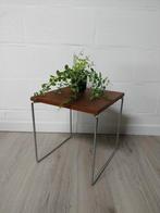 Vintage bijzettafeltje teak | sidetable, Huis en Inrichting, Ophalen of Verzenden, Zo goed als nieuw