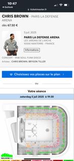 Ticket Chris Brown Paris
