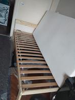 IKEA bed met lattenbodem en matras, allemaal nieuw, Huis en Inrichting, Ophalen, 90 cm, Eenpersoons, Bruin