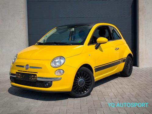 Fiat 500 sport panorama airco Yellowstone, Auto's, Fiat, Bedrijf, Te koop, Airbags, Airconditioning, Alarm, Bluetooth, Boordcomputer