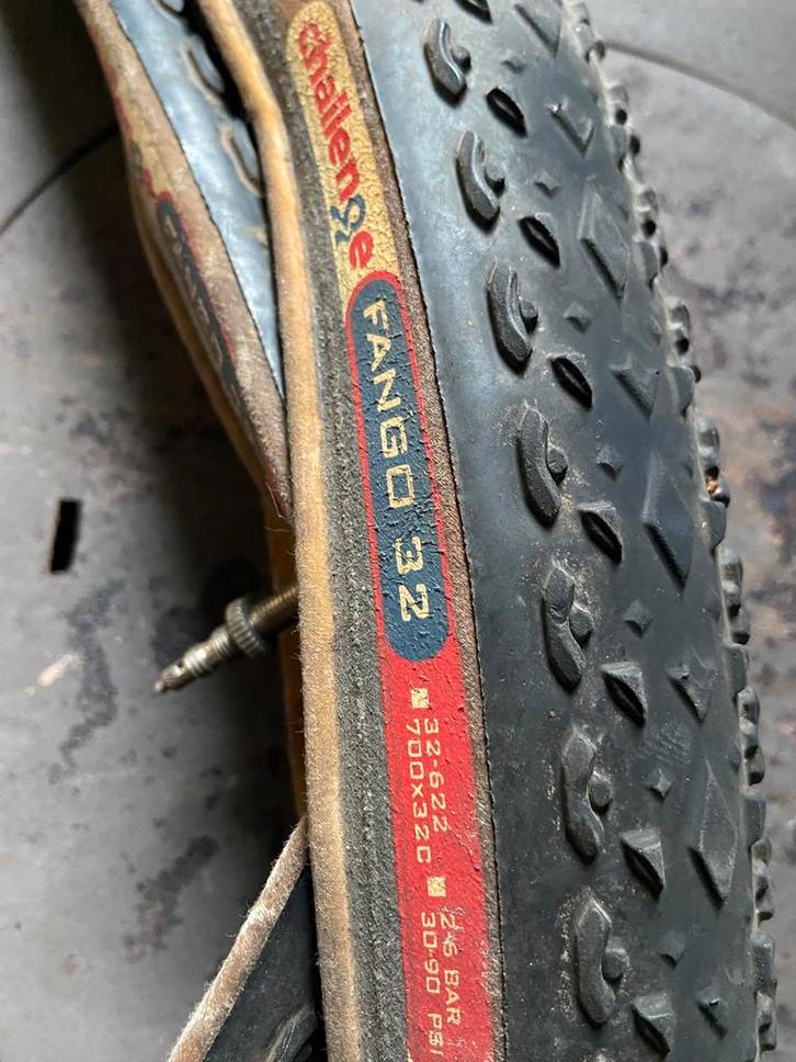 2 Challenge FANGO 32 cyclocross bandjes, Fietsen en Brommers, Fietsonderdelen, Gebruikt, Algemeen, Wiel, Ophalen of Verzenden