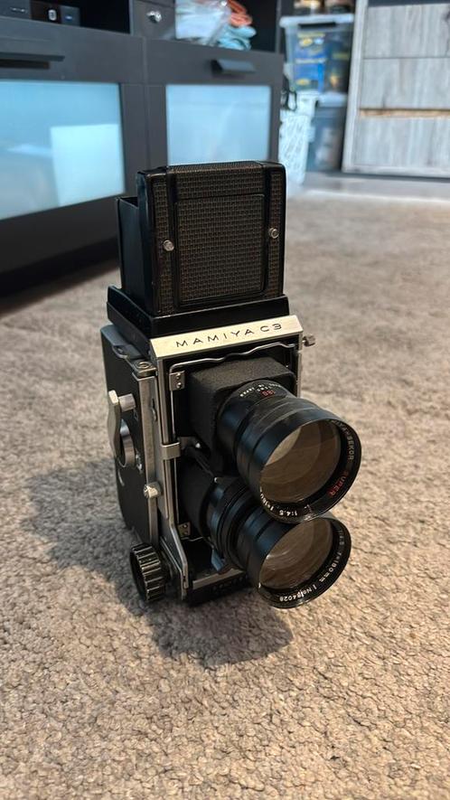 Mamiya C3 camera, Audio, Tv en Foto, Fotocamera's Analoog, Zo goed als nieuw, Ophalen