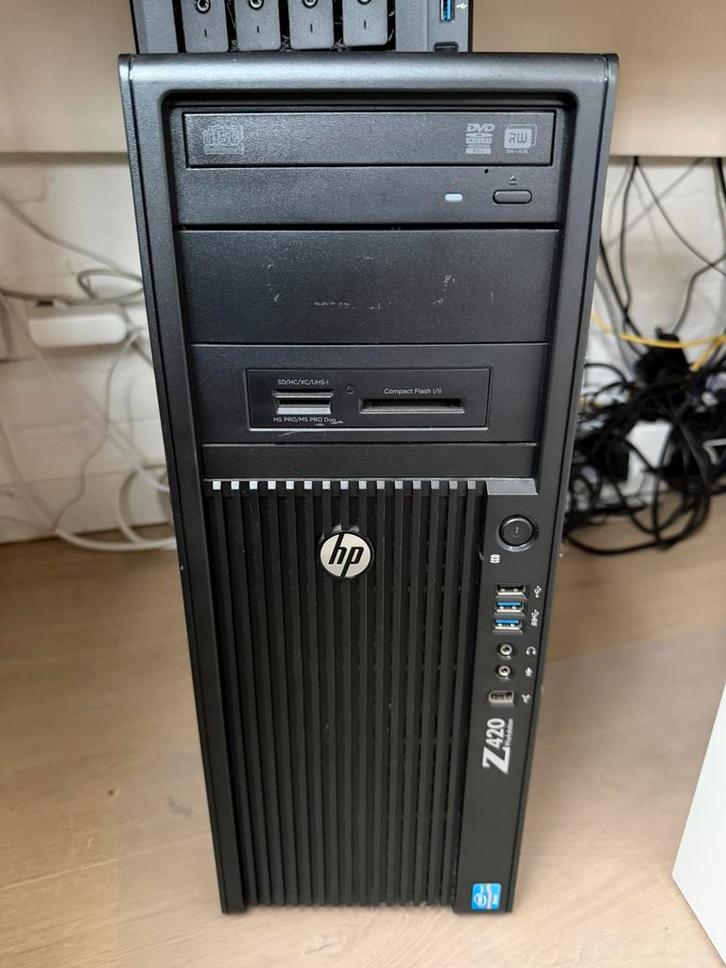 HP Z420 64gb ram XEON E5-2695V2, Informatique & Logiciels, Ordinateurs de bureau, Utilisé, 2 à 3 Ghz, 64 GB ou plus, Avec carte vidéo