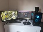 Lenovo legion T5 + 3 MSI monitors 24 inch (180Hz), Computers en Software, Ophalen, Zo goed als nieuw, Gaming