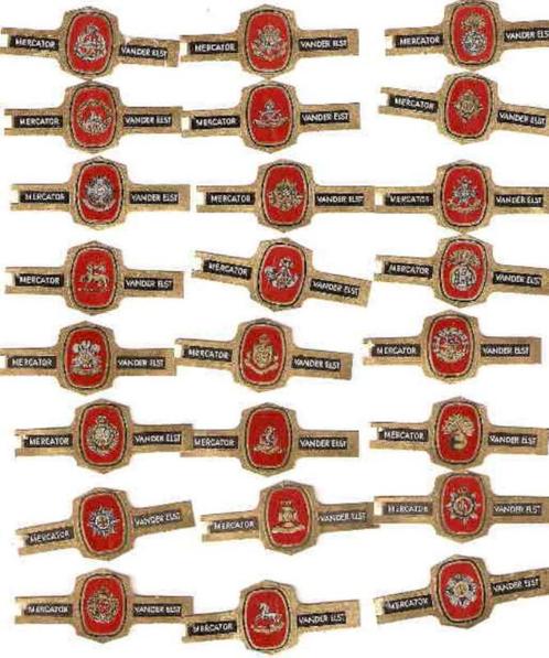 Sigarenbanden reeksen, Verzamelen, Rookartikelen, Aanstekers en Luciferdoosjes, Zo goed als nieuw, Sigarenbandjes, Ophalen of Verzenden