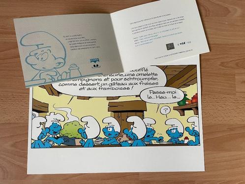 Peyo - 1 Offset Print - Les Schtroumpfs - L'origine du nom, Boeken, Strips | Comics, Nieuw, Eén comic, Europa, Ophalen of Verzenden