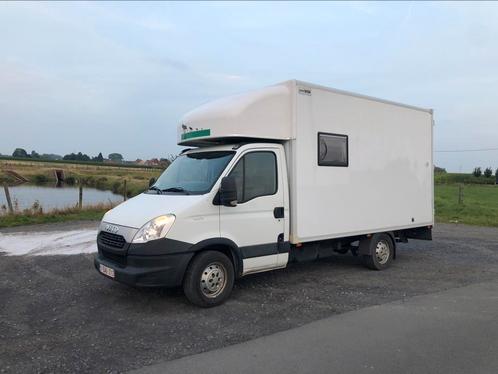 Zeer solide zelfbouw camper iveco, Caravans en Kamperen, Mobilhomes, Particulier, Half-integraal, tot en met 3, Bürstner, Diesel