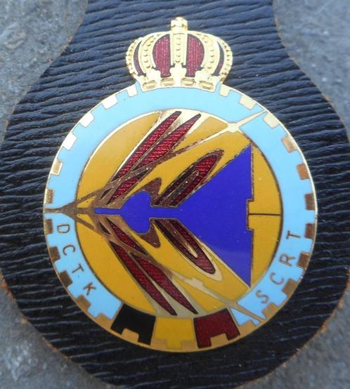 FORCE AERIENNE BELGE - SERVICE CONTROLE - BRELOQUE, Verzamelen, Militaria | Algemeen, Luchtmacht, Embleem of Badge, Verzenden