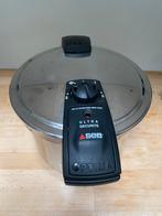 Cocotte pression, Ophalen, Gebruikt, Kookpan of Snelkookpan, Keramische plaat