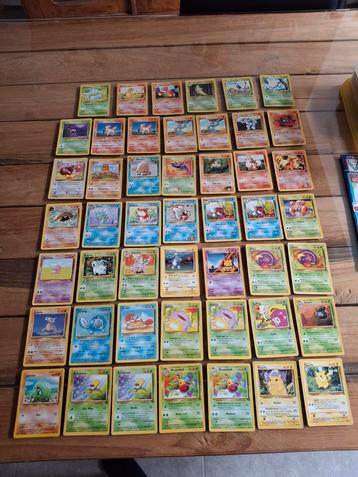 Mooi lot oude Pokémon kaarten 1995-2000 beschikbaar voor biedingen