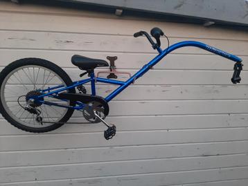 Aanhang fiets met versnellingen., Fietsen en Brommers, Fietsaccessoires | Aanhangwagens en Karren, Ophalen, Zo goed als nieuw